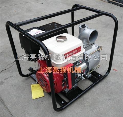 上海亮猫6寸本田发动机GX390汽油污水泵,排污泵,防汛排水应急泵,挖藕泵