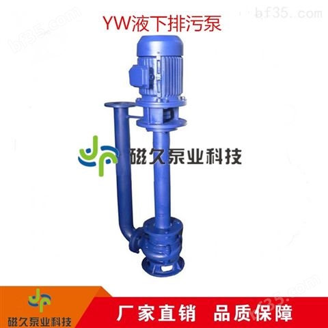排污泵YW型性能