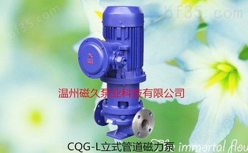 CQG-L型立式管道磁力泵防腐碱液