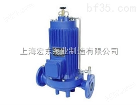 屏蔽式管道泵PBG型